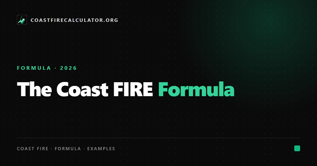 Coast FIRE Formula Explained (With Real Examples) — featured image